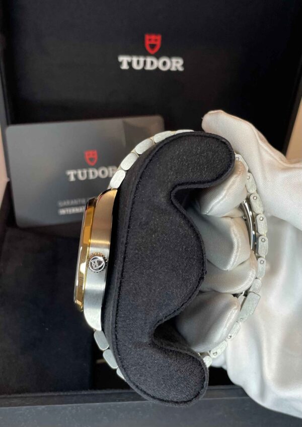 TUDOR Style 38 mm Steel Case Steel and Gold Bezel M12503-0004